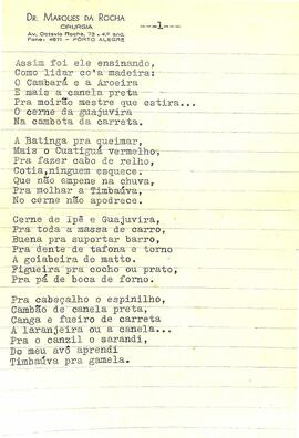 Poesias de Marques da Rocha