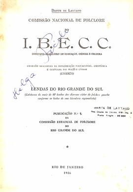 IBECC - Lendas do Rio Grande do Sul