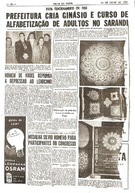 Clipagem -  Medalha Silvio Romero