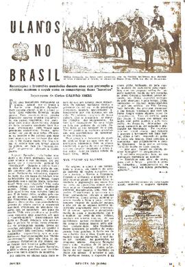 Materia publicada na Revista do Globo -  Ulanos no Brasil