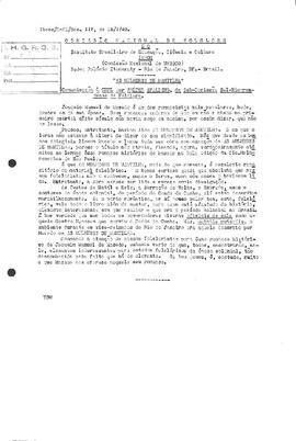 Comunicação de Walter Spalding