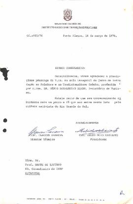 Doc. IGTF - Presença aula Mario Bernardino Ramos