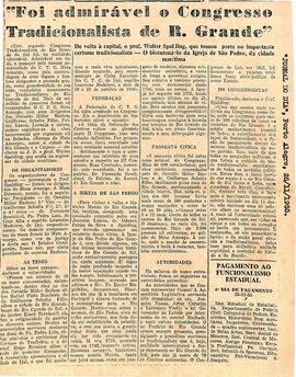 Admirável o Congresso de Rio Grande