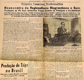 Tradições gauchas no 1º Congresso Tradicionalista