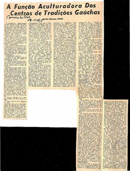 A função aculturadora dos CTG