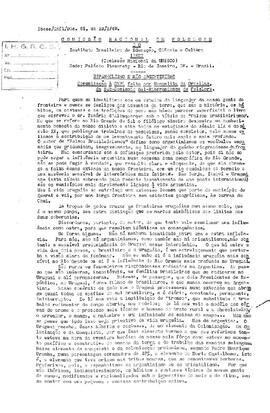 Comunicação de Manoelito de Ornellas