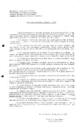 Serv. Público Federal - Concurso Marechal Rondon