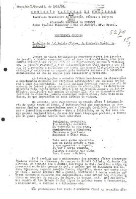 Comissão Nacional de Folclore - Doc. 415 - Vestimenta crioula