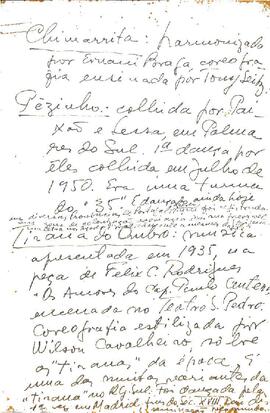 Anotações sobre danças folclóricas do RS