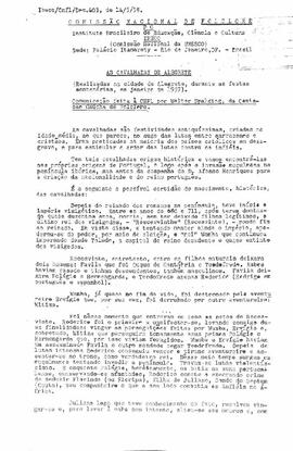 Comissão Nacional de Folclore - Doc. 403 - As cavalhadas de Alegrete