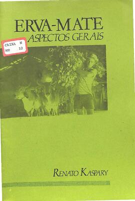 Erva-mate - aspectos gerais