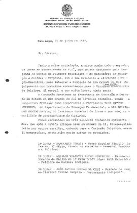 Serv. Publico Federal - Of. IFCH - Concurso Rondon