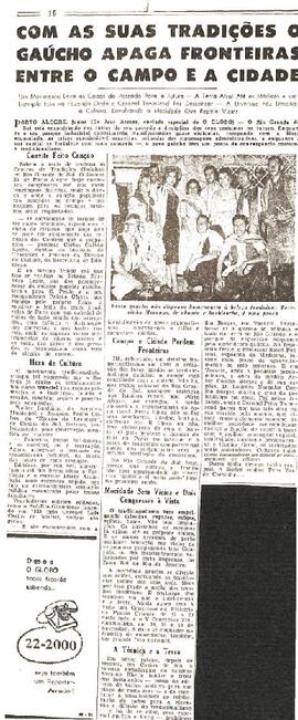 Clipagem -  Tradições gauchas