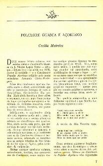 Folclore Guasca e Açoriano