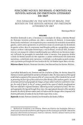 O boitata na Revista do Partenon Literário