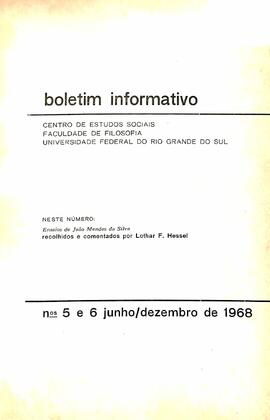 Boletim Informativo do Centro de Estudos Sociais da UFRGS