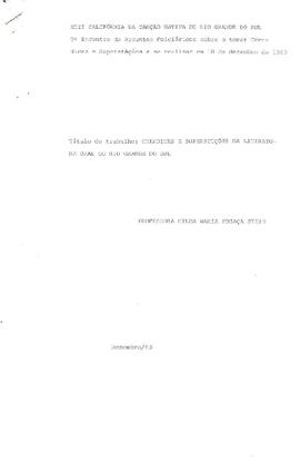 Crendices e Superstições