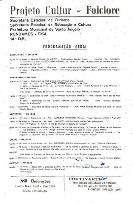 Projeto Cultur - Folclore