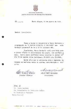 Doc. IGTF - Programação I Semana Estadual do Folclore