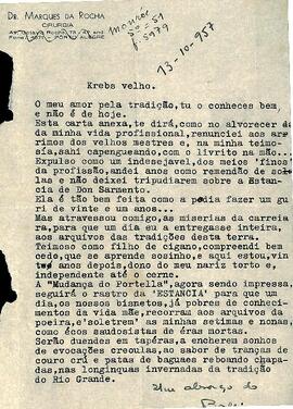 Corr. Recebida - Marques da Rocha