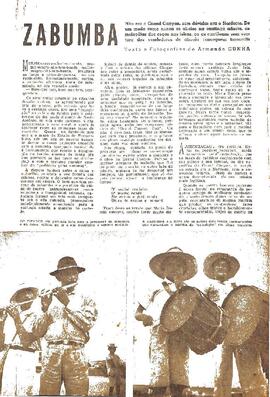 Materia publicada na Revista do Globo - Zabumba