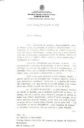 Carta UFRGS - Danças e folguedos