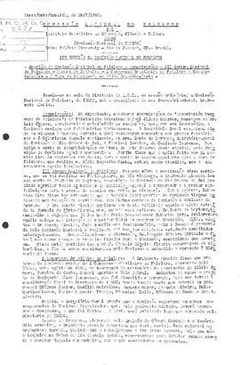 Comissão Nacional de Folclore - Doc. 191 - XIV Reunião da CNF