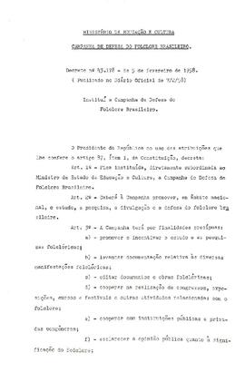 Campanha em Defesa do Folclore Brasileiro