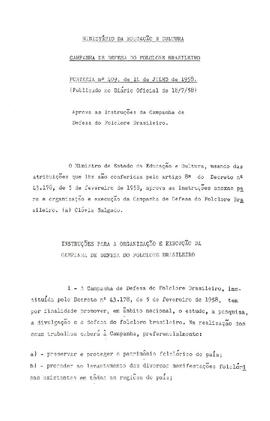 Campanha em Defesa do Folclore Brasileiro